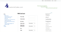 Desktop Screenshot of customscodes.com